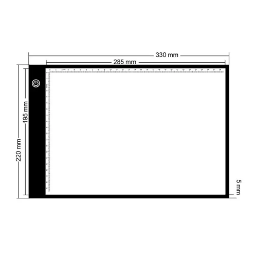 Ultradünnes A4 LED verstellbares Zeichenbrett